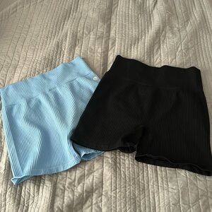 Black Cotton- on body biker shorts